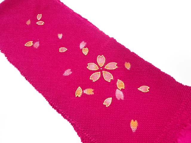 SILK Tie-dye obiage for furisode